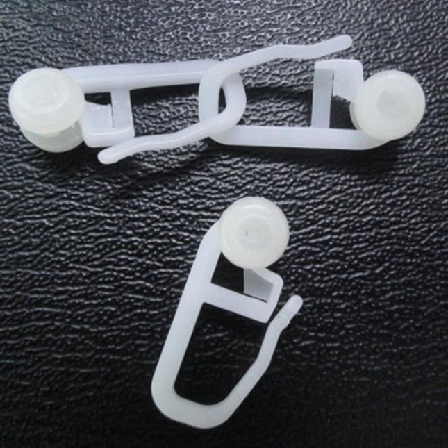 Plastikowe agrafki do firan i zasłon