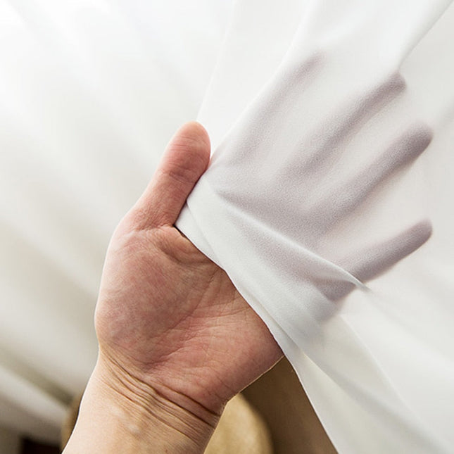 Lekka firana z etaminy na metry