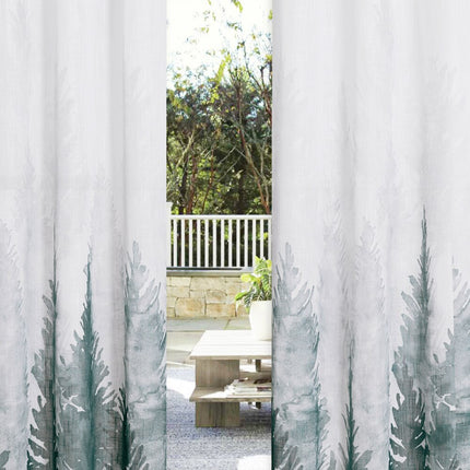 Zasłona ogrodowa z motywem lasu
