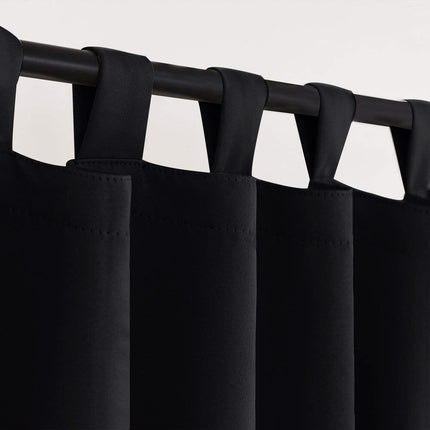 Wodoodporna czarna zasłona ogrodowa