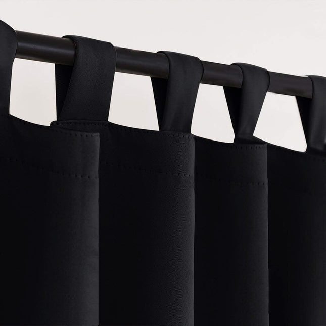 Wodoodporna czarna zasłona ogrodowa