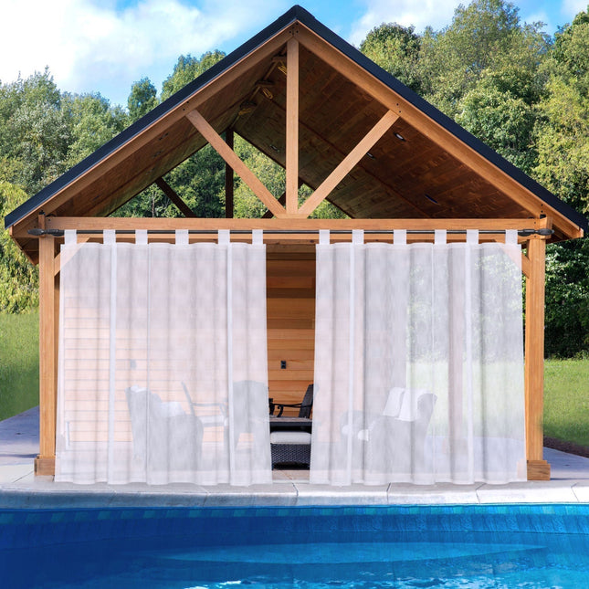 Zasłona ogrodowa na szelkach wodoodporna