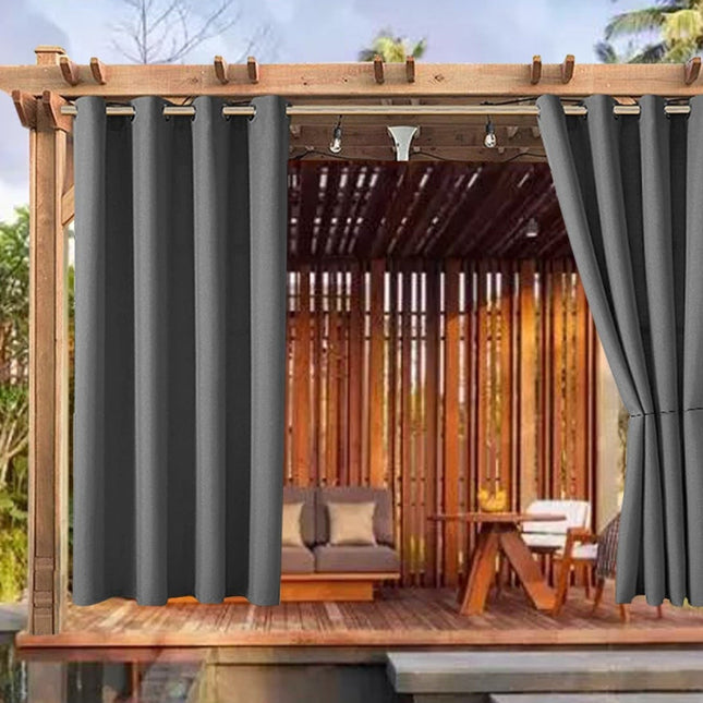 Wytrzymała zasłona ogrodowa na przelotkach