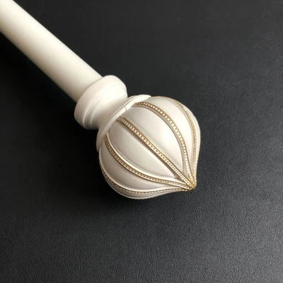 Karnisz drążkowy w stylu vintage