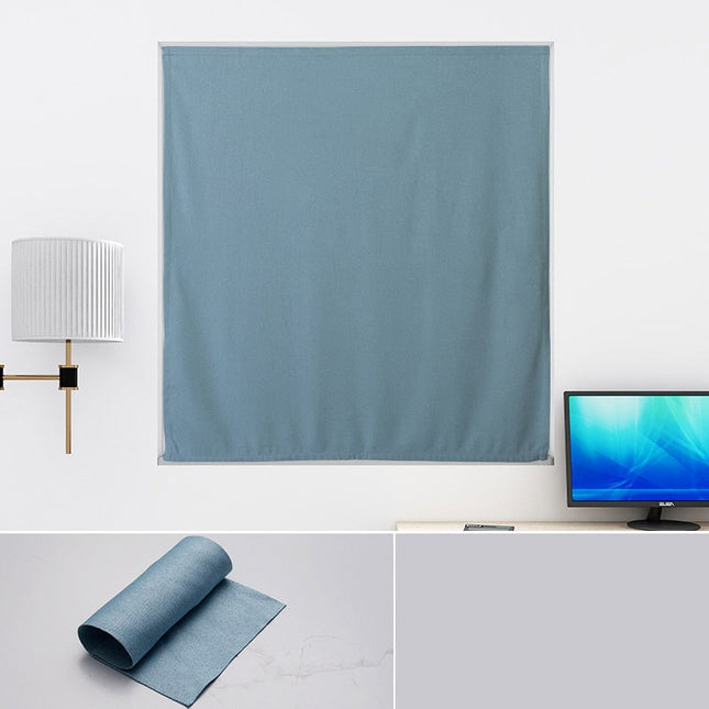 Bezinwazyjna zasłona zaciemniająca na rzepy