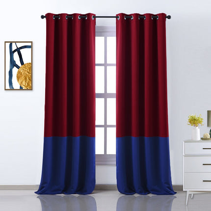 Nowoczesna dwukolorowa zasłona zaciemniająca