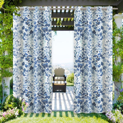 Zasłona zewnętrzna w botaniczny wzór