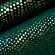 Morska zielona zasłona blackout w kropki