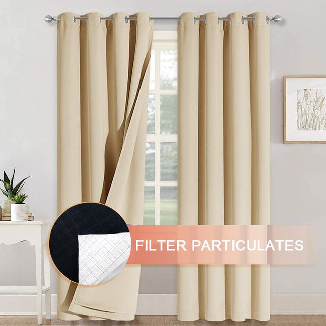 Termoizolacyjna zasłona zaciemniająca z filtrem