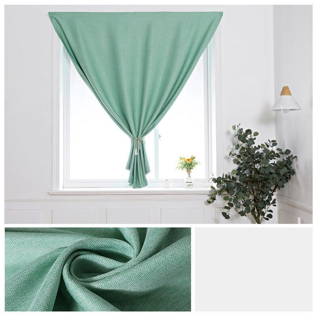 Zasłona okienna na rzepy do salonu