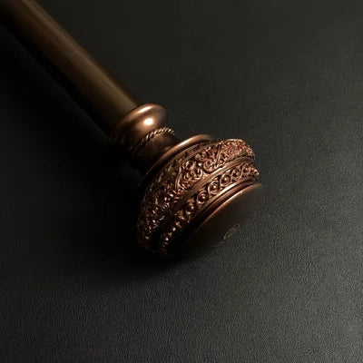 Karnisz drążkowy w stylu vintage