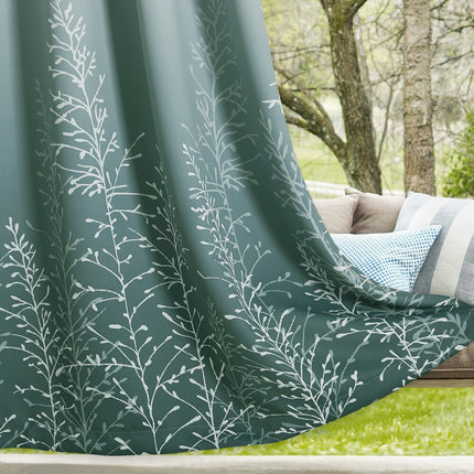 Cieniowana zasłona ogrodowa z wzorem