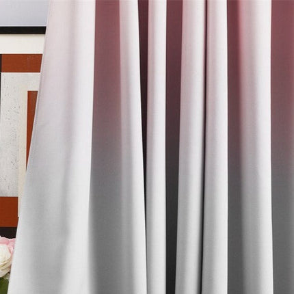 Zasłona zaciemniająca z efektem ombre