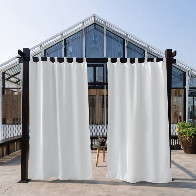 Zewnętrzna zasłona tarasowa na szelkach