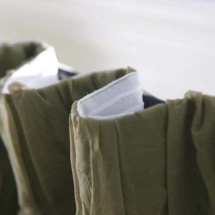 Podwójna zasłona z woalem do sypialni