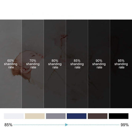 Gładka zasłona zaciemniająca na przelotkach