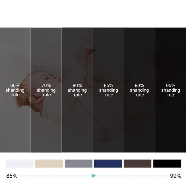 Gładka zasłona zaciemniająca na przelotkach