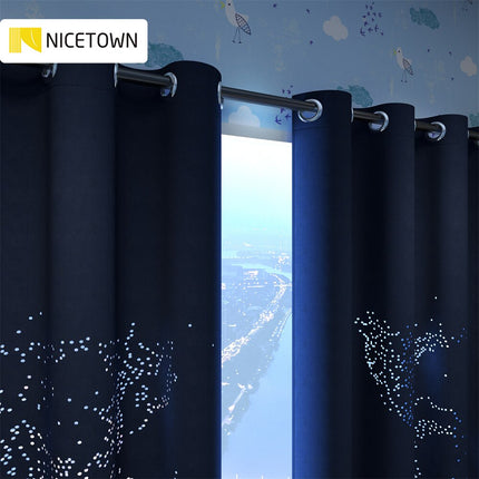 Gładka jednokolorowa zasłona zaciemniająca