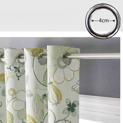 Kolorowa zasłona w kwiaty i motyle