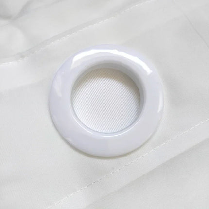 Gładka biała firana z woalu