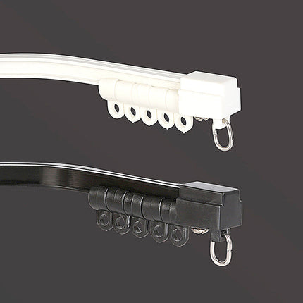 Elastyczna szyna do zasłon do montażu sufitowego