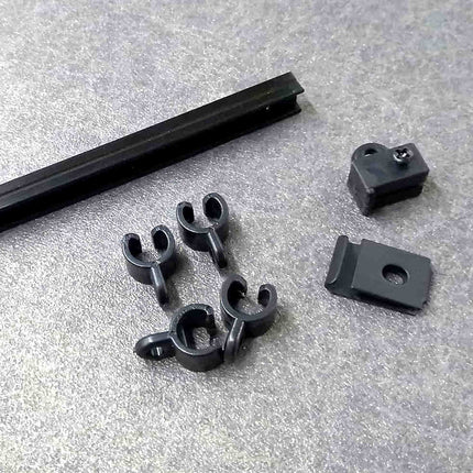 Giętka szyna sufitowa do zasłon na wymiar