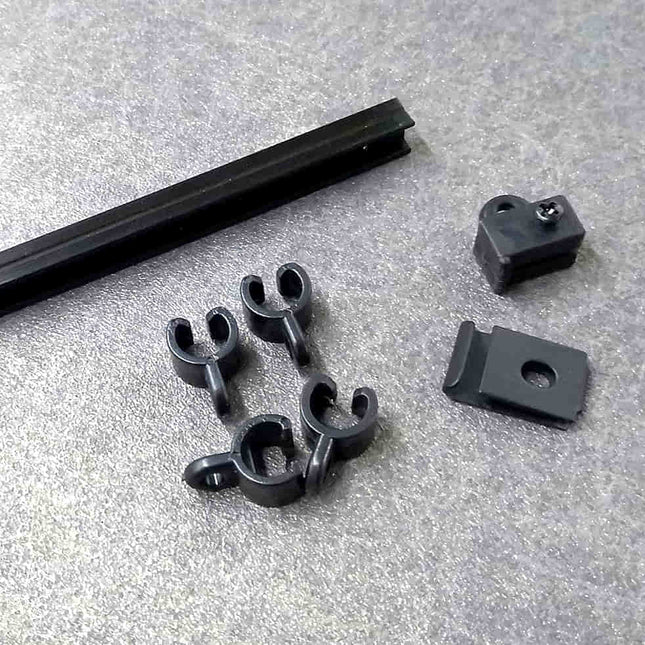 Giętka szyna sufitowa do zasłon na wymiar