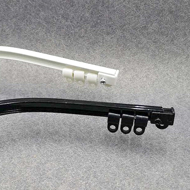 Giętka szyna sufitowa do zasłon na wymiar