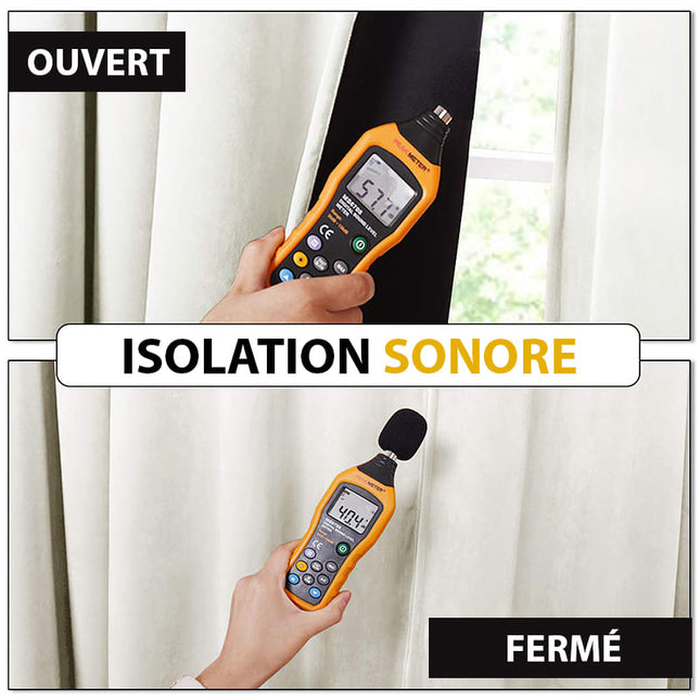 Błękitna zasłona termiczna zaciemniająca