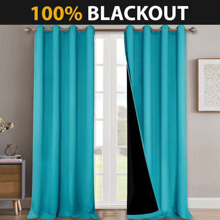 Turkusowa zasłona akustyczna i termiczna