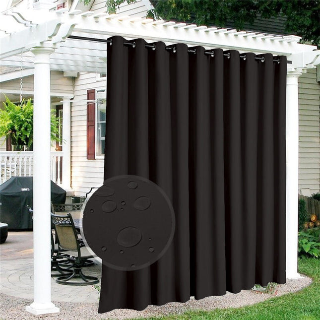 Czarna zasłona ogrodowa zaciemniająca outdoor