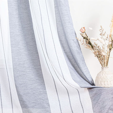 Nowoczesna firana w pionowe pasy