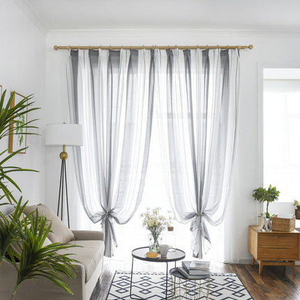 Nowoczesna firana w pionowe pasy