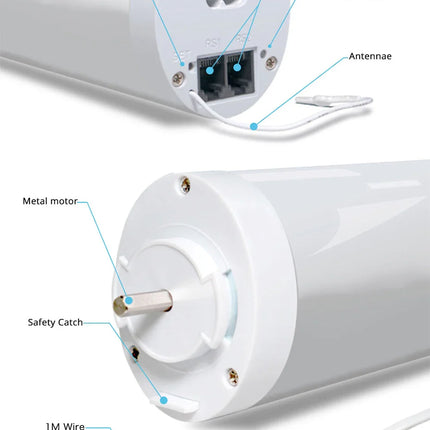 Karnisz elektryczny do zasłon z pilotem