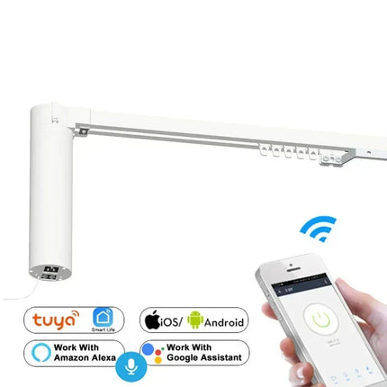 Karnisz elektryczny do zasłon z pilotem