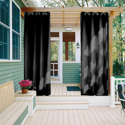 Wodoodporna czarna zasłona ogrodowa