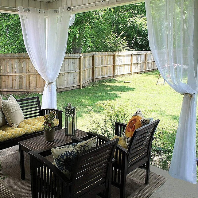 Wodoodporna zasłona zewnętrzna na balkon