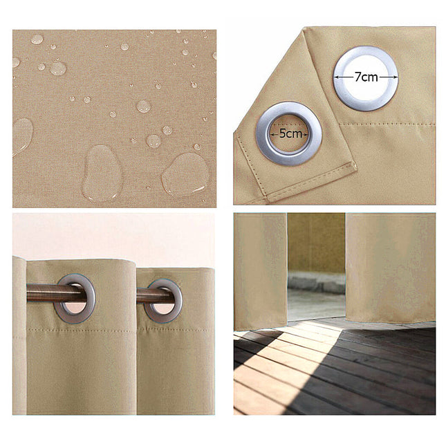 Wytrzymała zasłona zewnętrzna na taras