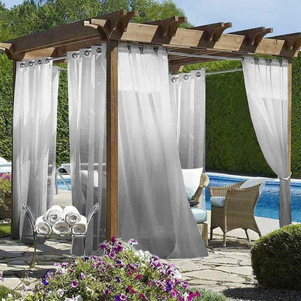 Zasłona zewnętrzna ombre na balkon