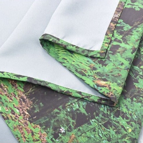 Zasłona balkonowa z motywem lasu