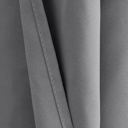 Szara zasłona ogrodowa na taras