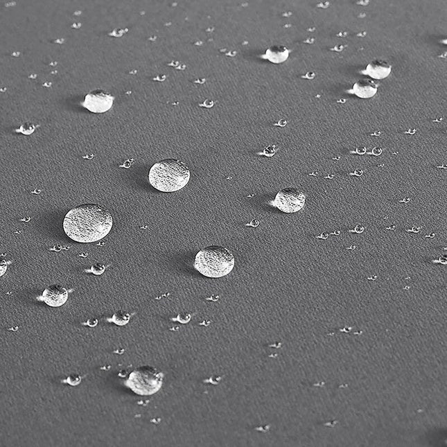 Szara zasłona ogrodowa na taras