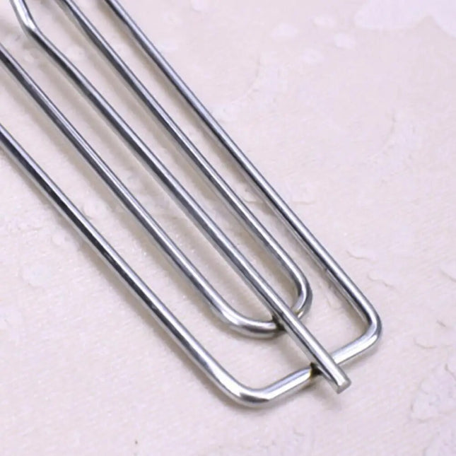 Metalowe agrafki do zasłon poczwórne