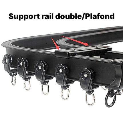 Nowoczesna szyna sufitowa do zasłon