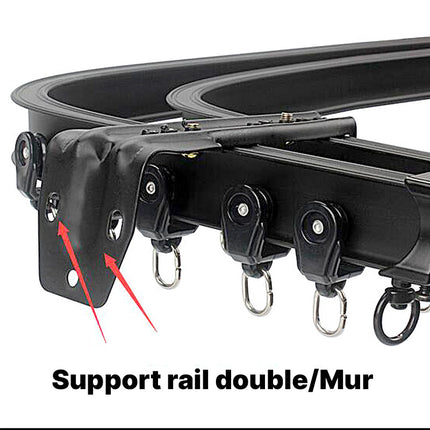 Nowoczesna szyna sufitowa do zasłon