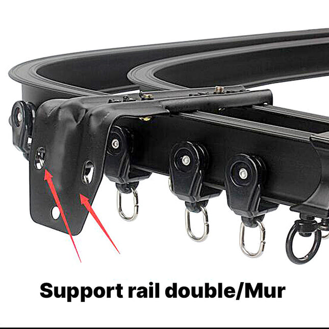 Nowoczesna szyna sufitowa do zasłon