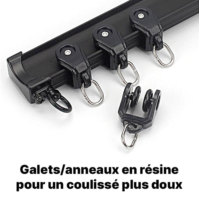 Nowoczesna szyna sufitowa do zasłon