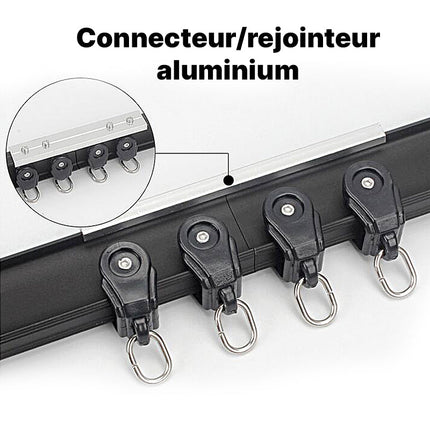 Nowoczesna szyna sufitowa do zasłon