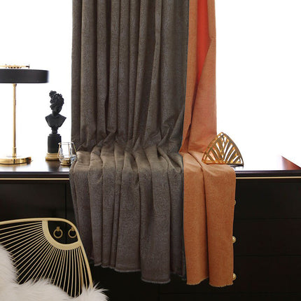 Zasłona zaciemniająca w kolorze taupe