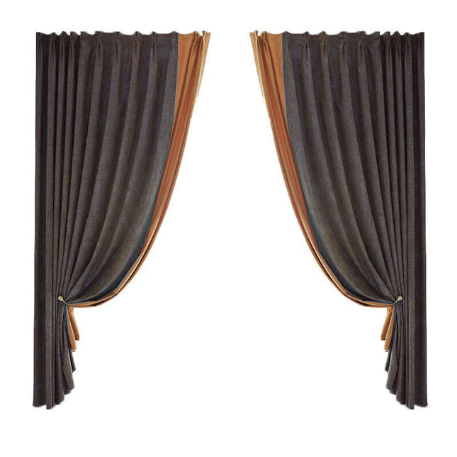 Zasłona zaciemniająca w kolorze taupe